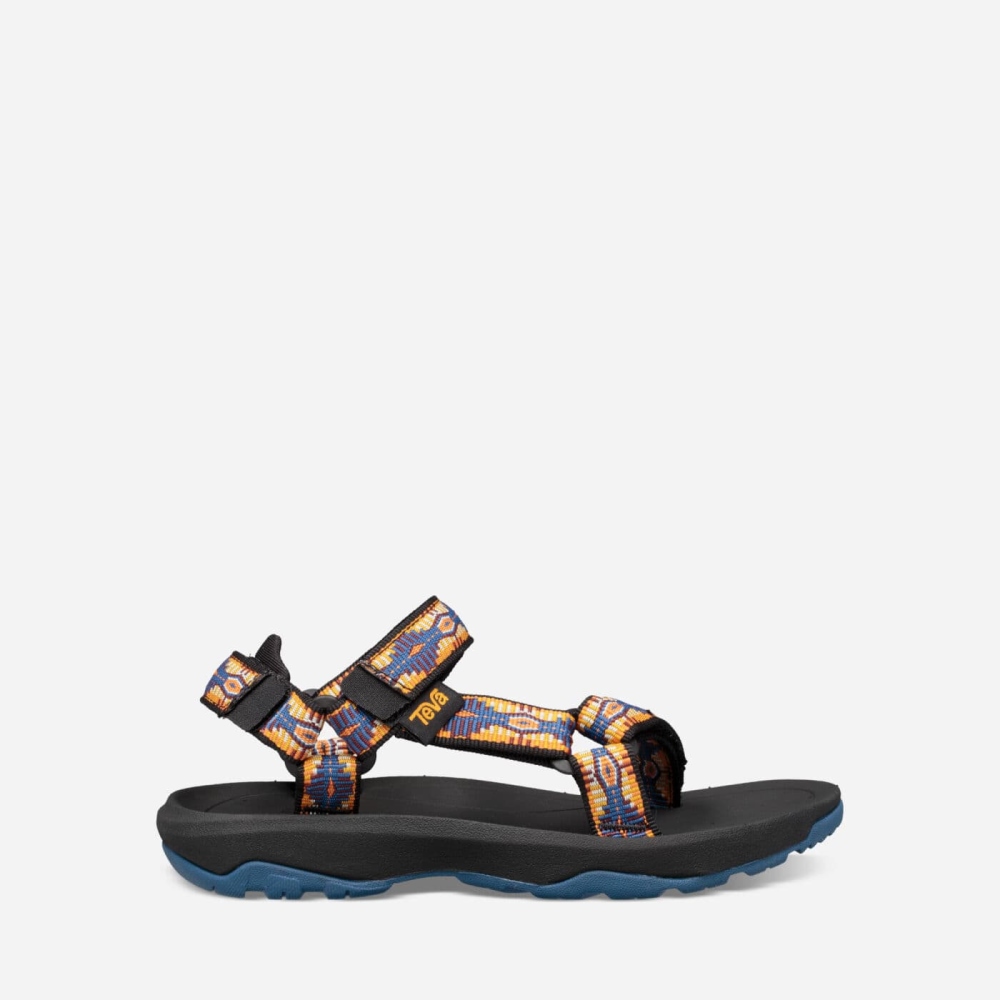 Teva Hurricane XLT 2 - Kids' Teva Hiking Sandals - Black / Multicolor | India (ZMUC42610)